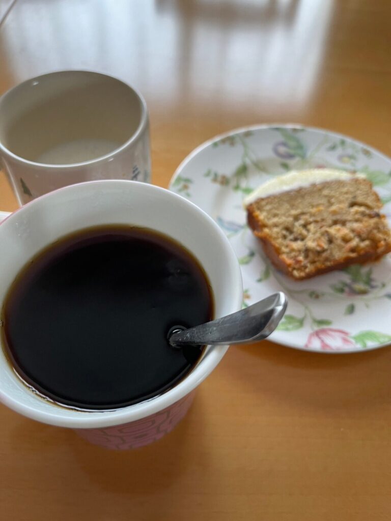 コーヒーと一緒にいただくと美味しいです