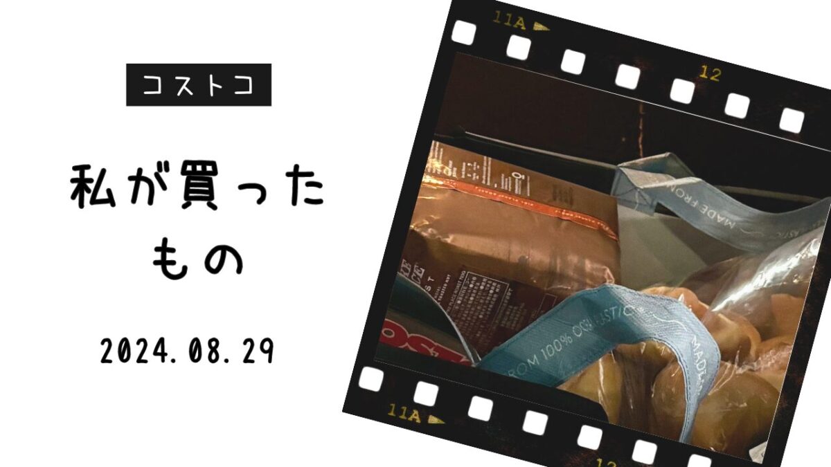 コストコの2024年8月29日に買ったものの記事のトップ画像