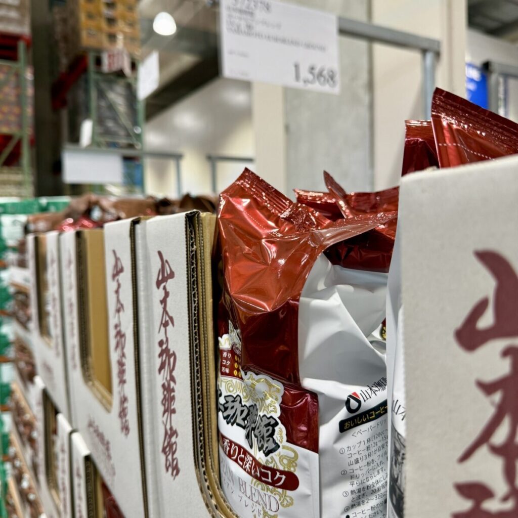 山本珈琲館ヨーロピアンブレンドがコストコ店内に陳列されている画像1