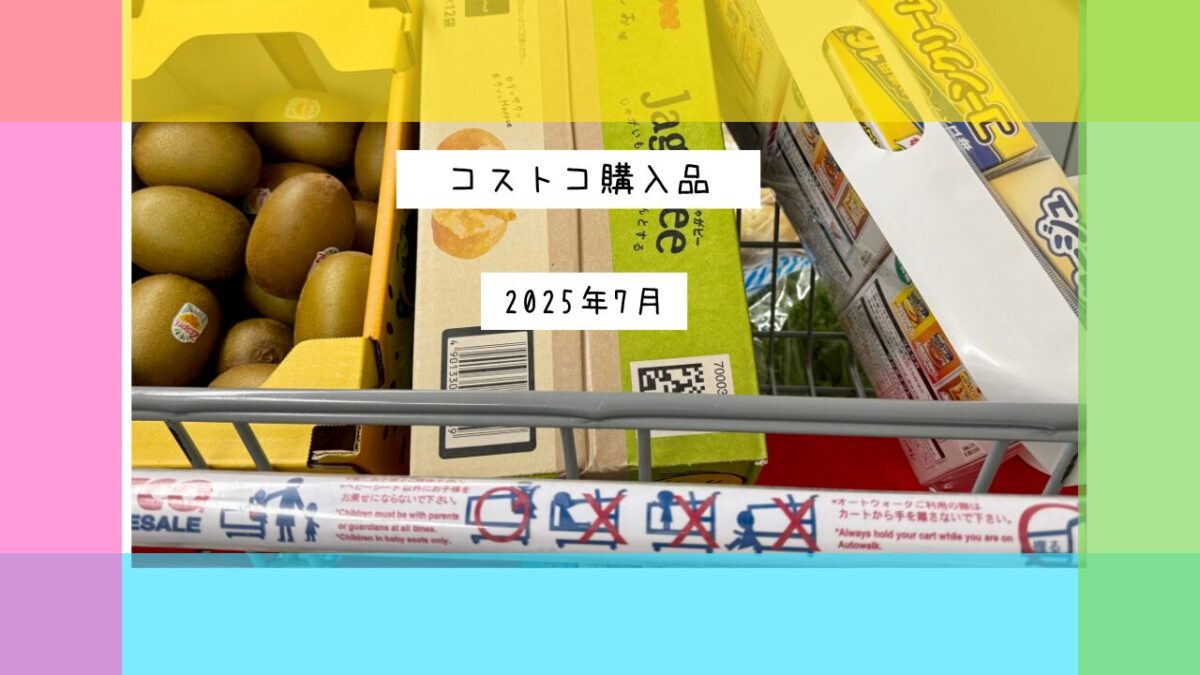 2025年7月コストコ購入品紹介記事のトップ画像