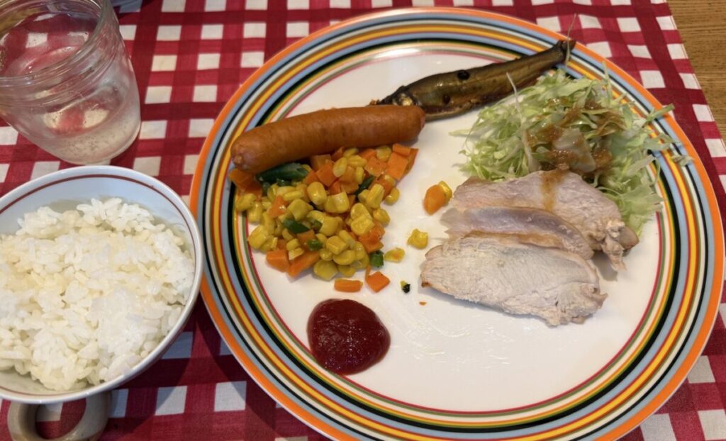 「ほりにし」をローストチキンに使ったときの画像