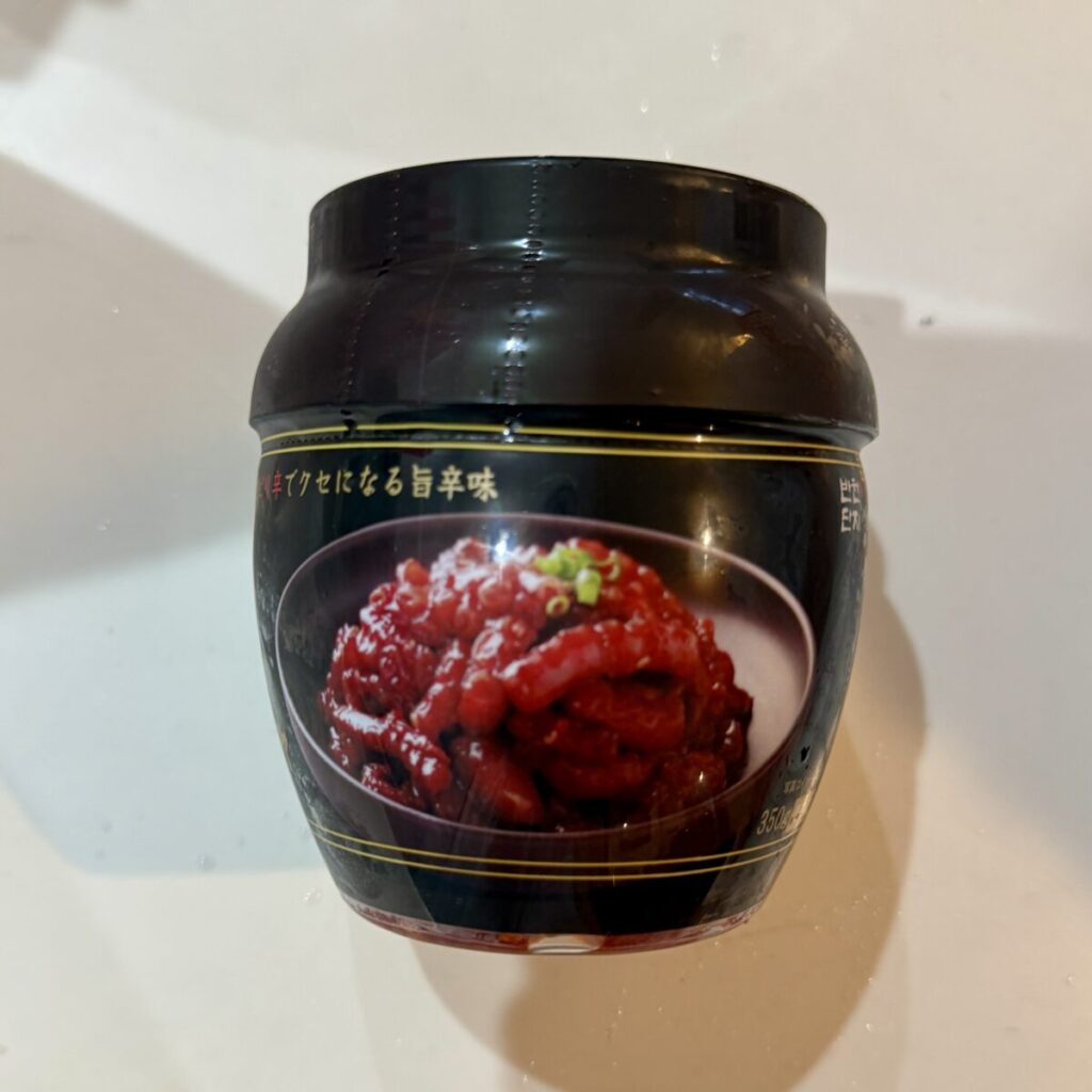 タコチャンジャのパッケージ前面を撮った画像