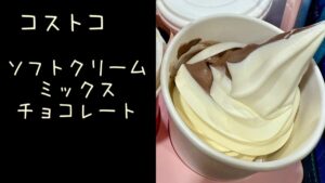 コストコのフードコートのソフトクリームミックスチョコレートの記事のトップ画像
