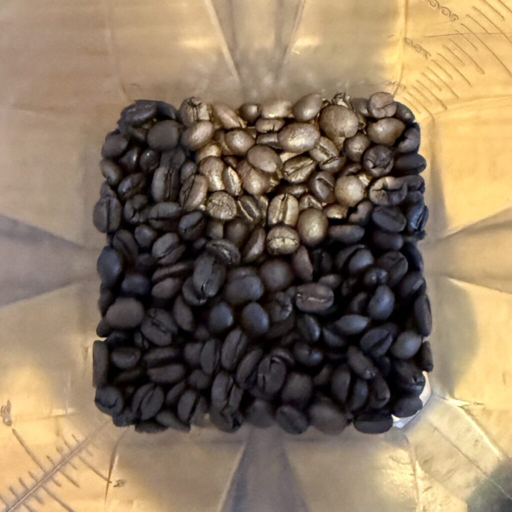 フィリコーリ・ゼッキーニ・コーヒー デリカートをバイタミックスで挽く前の画像