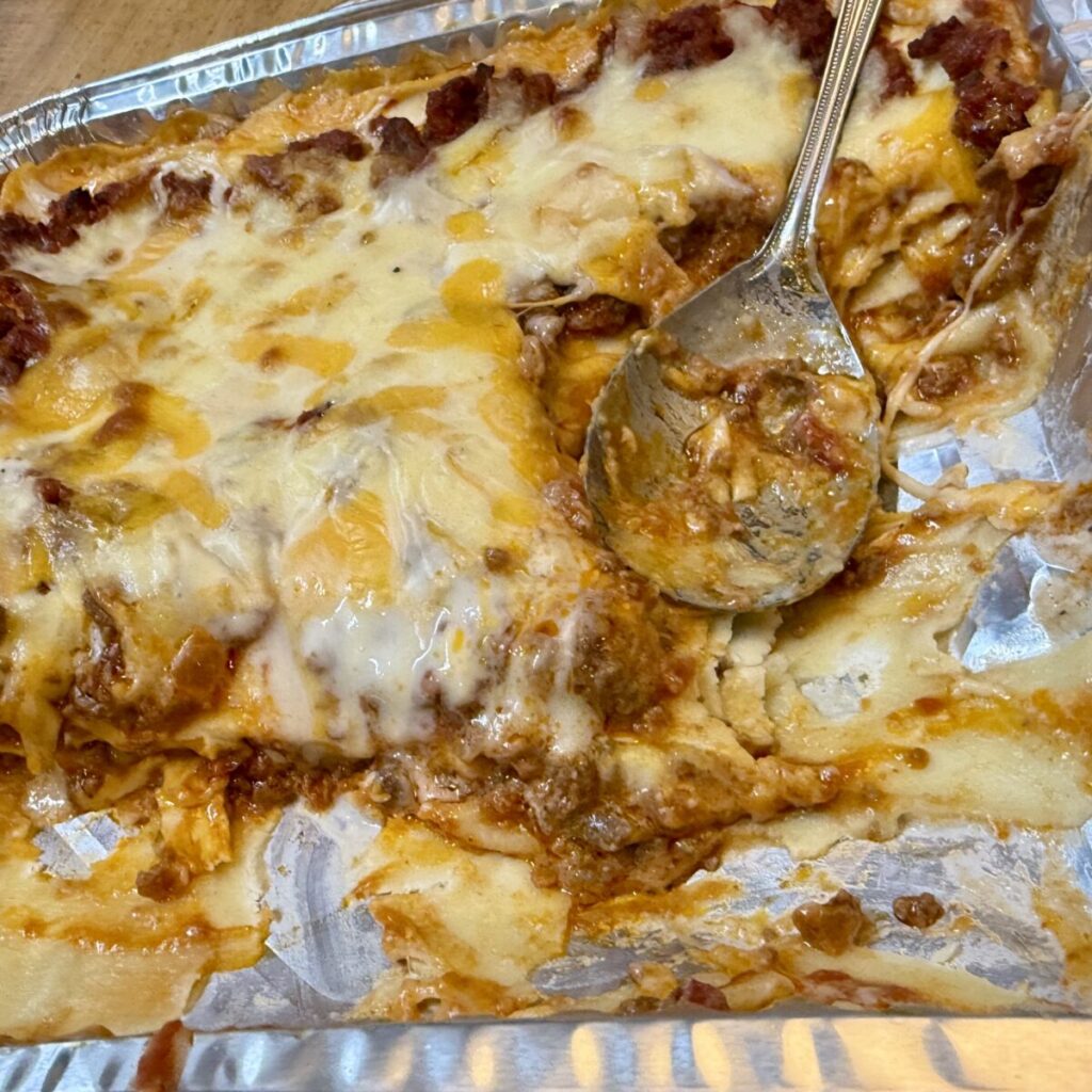 バリラのラザニアキットを作ったときの画像