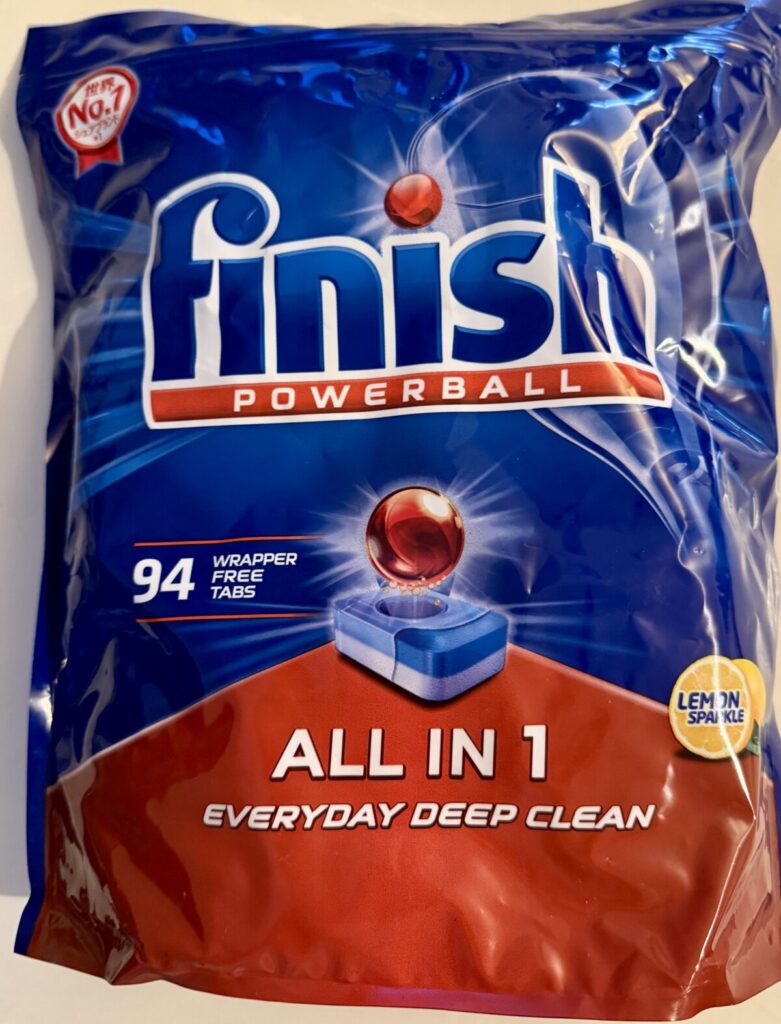 フィニッシュ オールインワンタブレット 94 個入りのパッケージ前面を撮った画像