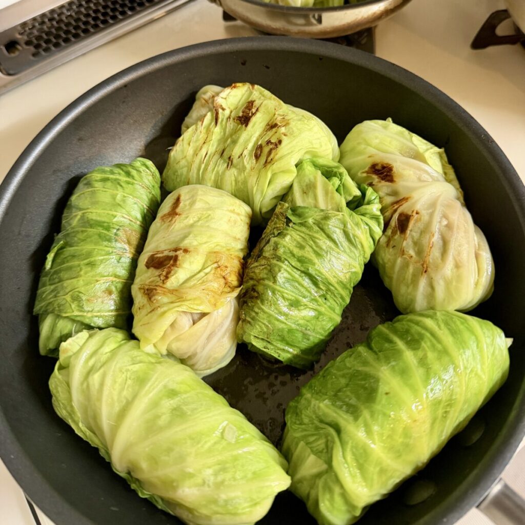 自分でロールキャベツを作ったときの画像