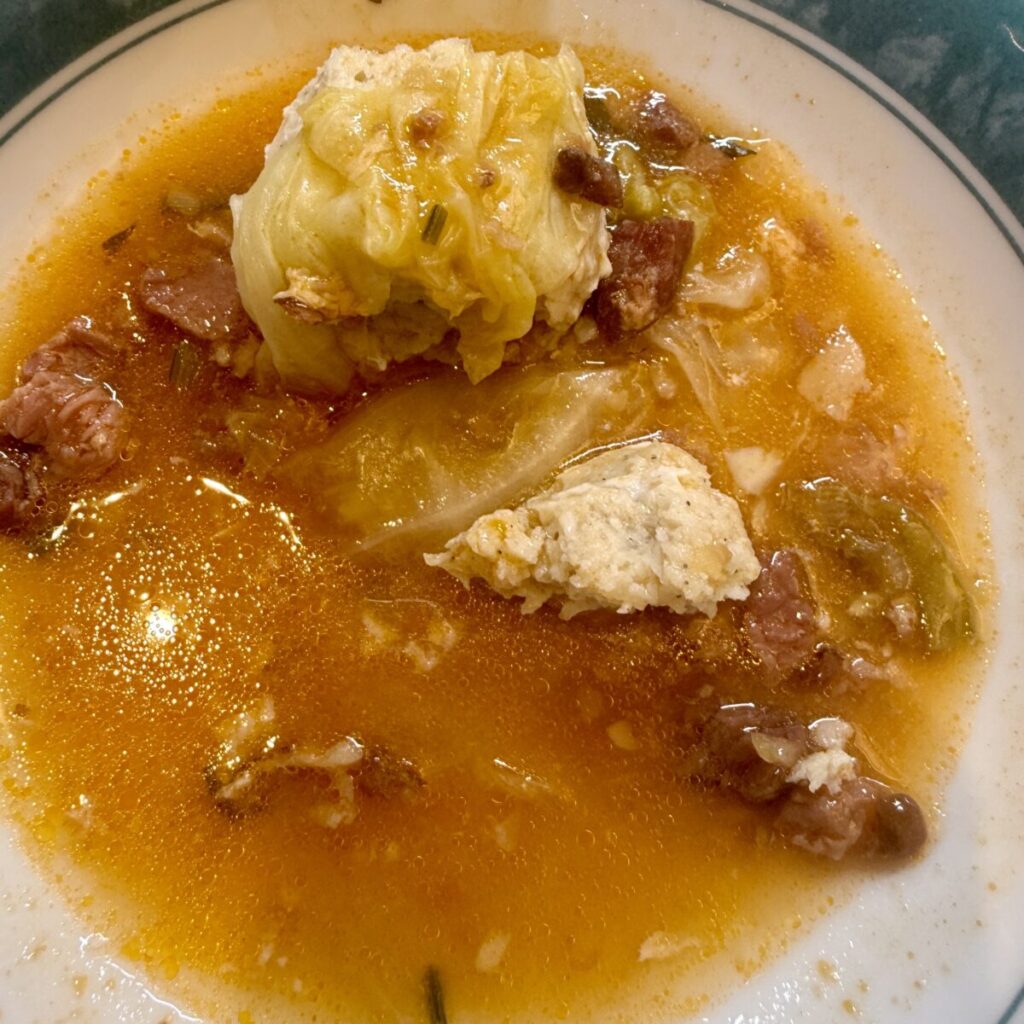 ロールキャベツを再加熱したところを撮った画像