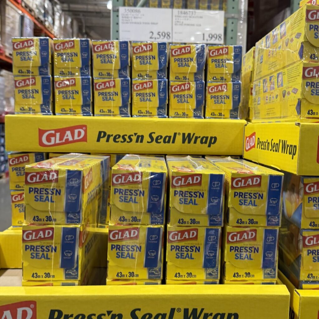 プレスンシールがコストコ店内に陳列されている画像