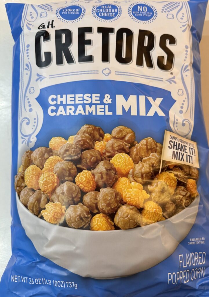 G.H. クレターズ シカゴ・クラシック・ミックス ポップコーンのパッケージ前面を撮った画像