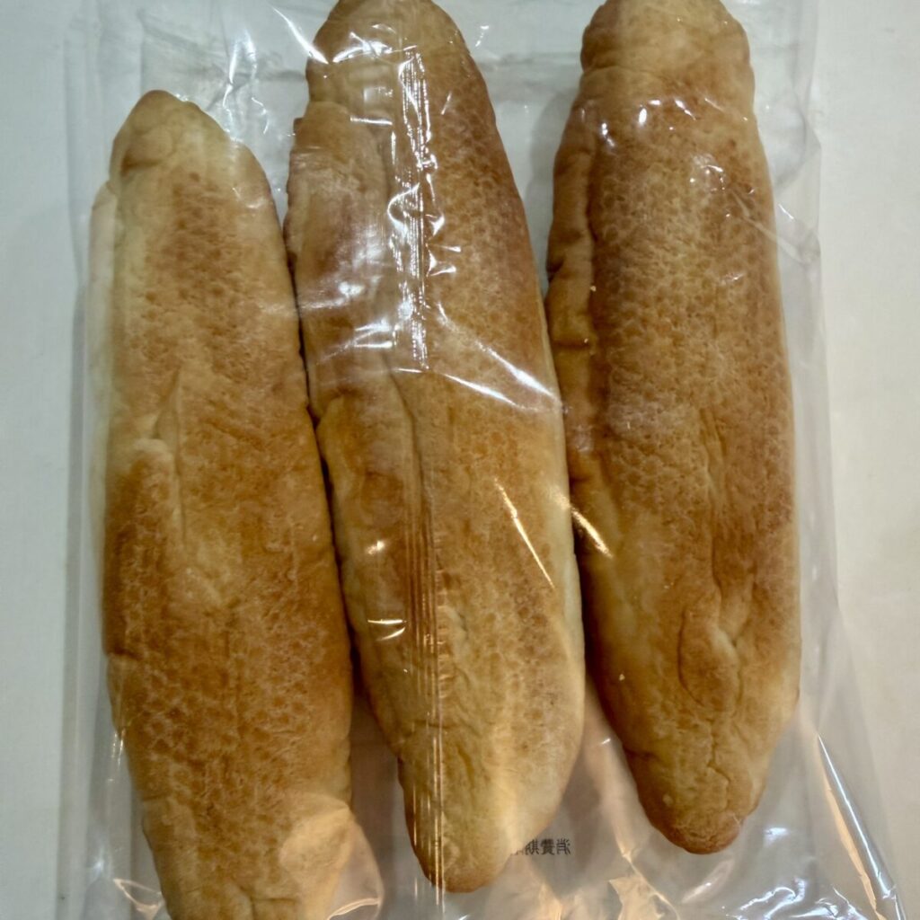 コストコのミルクフランスサンドをパッケージ裏面から撮った画像