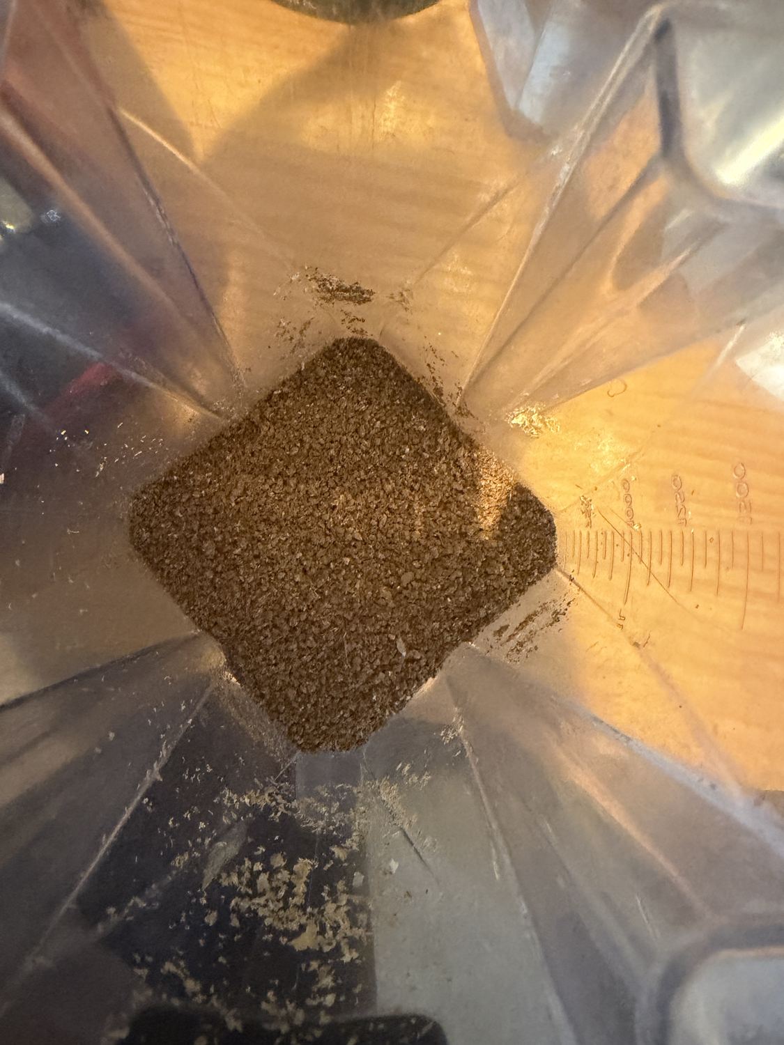 バイタミックスで挽いたエチオピアのコーヒー豆